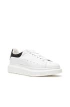 Alexander Mcqueen Exaggerated Sole Leather Sneakers In White