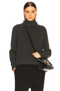 Nili Lotan Anitra Turtleneck Sweater In Gray