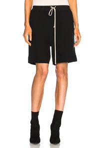 Rick Owens Drawstring Boxers In Black