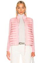 Moncler Maglia Tricot Cardigan Jacket In Pink