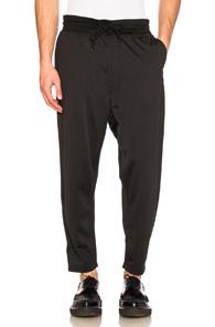 Junya Watanabe Nylon Cotton Loopback Sweatpants In Black