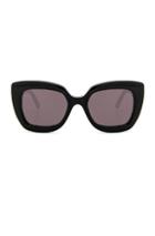 Balenciaga Rectangle Sunglasses In Black