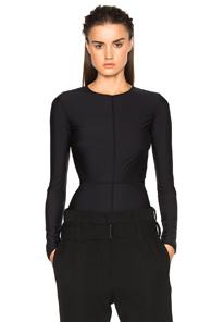 Ann Demeulemeester Bodysuit In Black