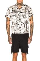 Enfants Riches Comic Pring Shortsleeve Shirt In Abstract,black,white