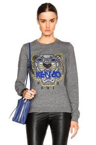 Kenzo Tiger Icons Sweatshirt In Gray