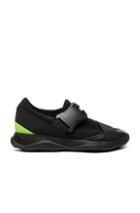 Christopher Kane Low Top Neon Spoiler Sneakers In Black