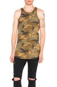 Amiri Tank In Brown,abstract