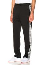 Y-3 Yohji Yamamoto Track Pants In Black,stripes