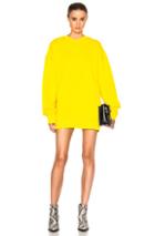 Marques ' Almeida High Neck Top In Yellow