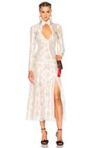 Alessandra Rich Fwrd Exclusive L'amant Chantilly Embellished Lace Dress In White,neutrals