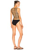 Zimmermann Valour Lattice Back Swimsuit In Black