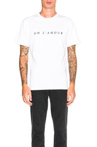A.p.c. Oh L'amour Tee In White