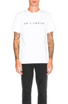 A.p.c. Oh L'amour Tee In White
