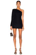 Rta Edie Velvet Dress In Blue