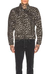 Mother The Drifter Jacket In Animal Print,black