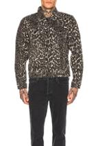 Mother The Drifter Jacket In Animal Print,black