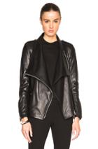 Barbara Bui New Leather Perfecto Jacket In Black