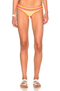 Same Swim Everything Bikini Bottom In Pink,orange,geometric Print