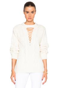 Prabal Gurung Wool Cashmere Sweater In Neutrals