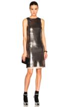 Maison Margiela Metallic Paillettes Mini Dress In Metallics,gray