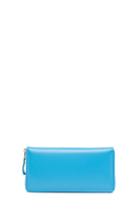 Comme Des Garcons Classic Long Wallet In Blue