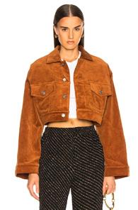Ganni Ridgewood Jacket In Brown