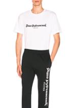 Gosha Rubchinskiy Logo Tee In White