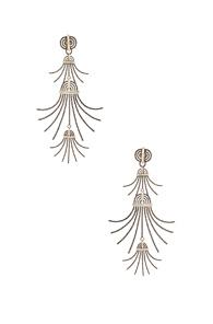 Lanvin Extra Long Earrings In Metallics