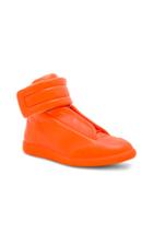 Maison Margiela Future High Top In Neon,orange