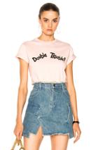Alexachung Double Trouble Boxy Tee In Pink