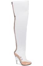 Yeezy Season 4 Pvc Tubular Boots In White,neutrals
