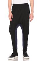 11 By Boris Bidjan Saberi Bi Color Sweatpants In Black