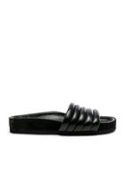 Isabel Marant Padded Leather Hellea Sandals In Black