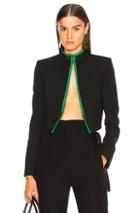 Haider Ackermann Officers Jacket In Black,green