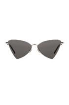 Saint Laurent Jerry Sunglasses In Metallic