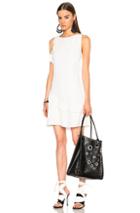 Proenza Schouler Asymmetrical Flare Dress In White