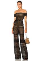 Zuhair Murad Macrame Jumpsuit In Black
