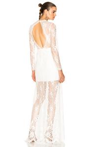 Alexis Rizer Long Dress In White