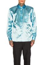 Comme Des Garcons Homme Plus Long Sleeve Tee In Blue