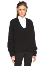 Acne Studios Deborah Rib Sweater In Black