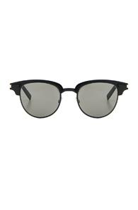 Saint Laurent Classic Wayfarer Sunglasses In Black