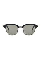 Saint Laurent Classic Wayfarer Sunglasses In Black