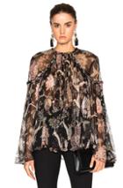 Zimmermann Lavish Braid Top In Black,floral