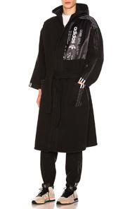 Adidas By Alexander Wang Polar Robe In Black