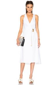 Acne Studios Chen Pop Dress In White