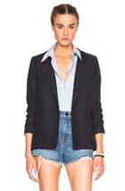 A.p.c. Jacqueline Jacket In Blue,stripes
