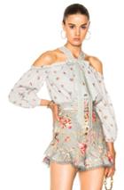 Needle & Thread Victorian Ditsy Top In Floral,green