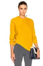 Stella Mccartney Clean Ribs Sweater In Yellow