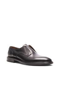 Givenchy Leather Richard Laceless Derbies In Black