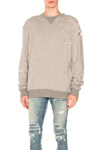 Amiri Shotgun Crew In Gray